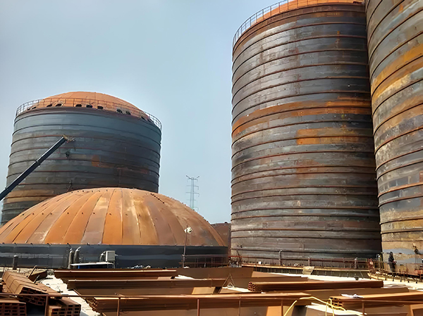 陕州焦粉钢板仓